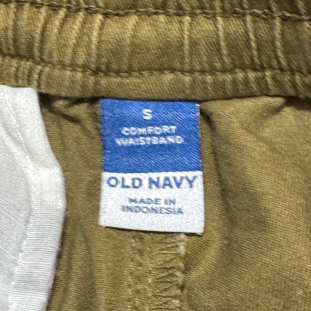 Old Navy Women's Satin Moss Cargo Pants Elastic Waist Wide Leg Size S‎ - Picture 6 of 9